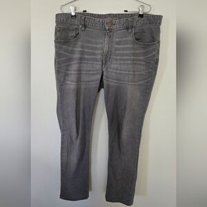 Calvin Klein Gray Slim Straight Jeans 36x32